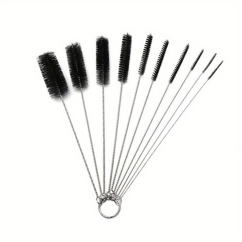 Nylon Cleaning Brush Set of 10 Tube Brush Cleaning Brush Set for Drinking  Straws