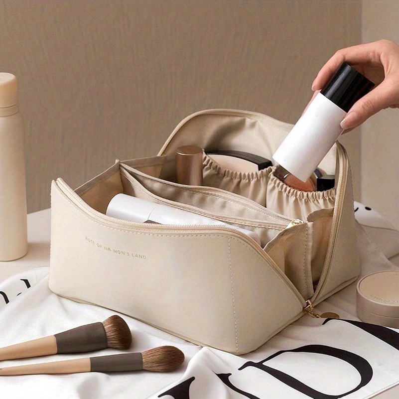 Clear Cube Travel Cosmetics Wash Bag, Plastic Waterproof Portable Storage  Bag, Handheld Makeup Organizer Bag - Temu
