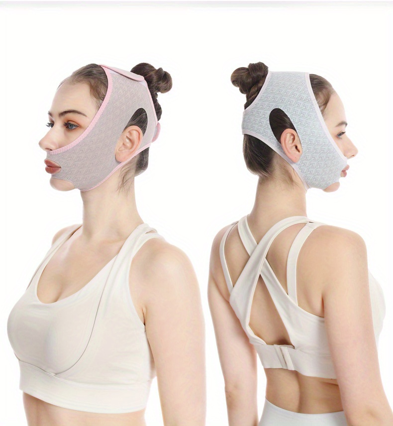 Face Lifting Mask, 1pc Facial Cheek Bandage Lifting Lines Sleep Elastic  Bandage Face Magic Device To Improve Double Chin