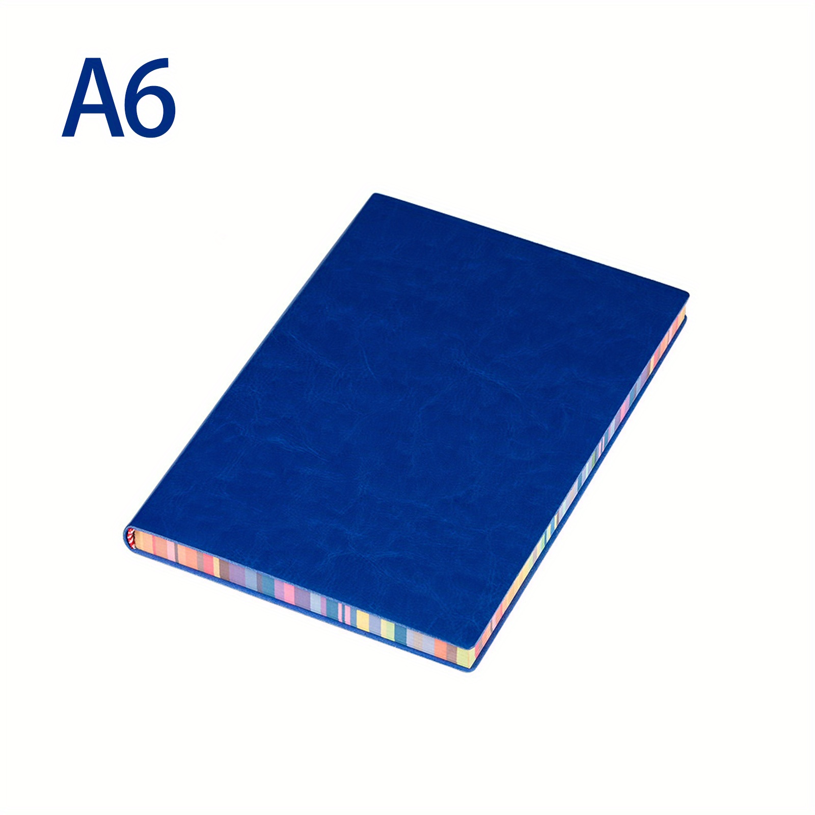 A5/a6 Cute Notebook Rainbow Border Lined Papers Student - Temu