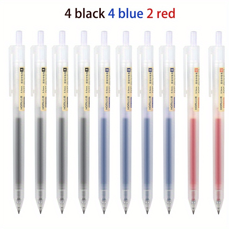  MUJI Gel Ink Ball Point Pen 0.5mm Black color 10pcs : Office  Products