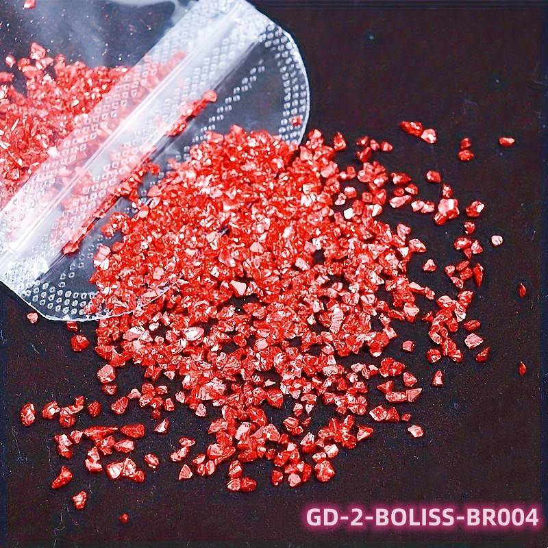 Metallic Crystal Chips Nail Sequins Flakes 10g Bag