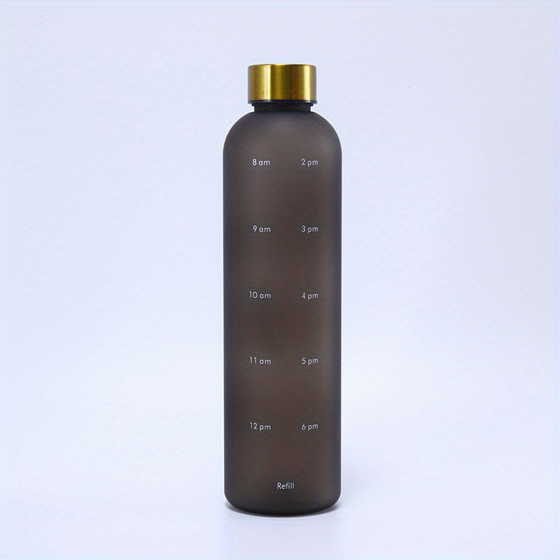 1pc Aluminum Water Bottle, Minimalist Plain Water Bottle For Outdoor