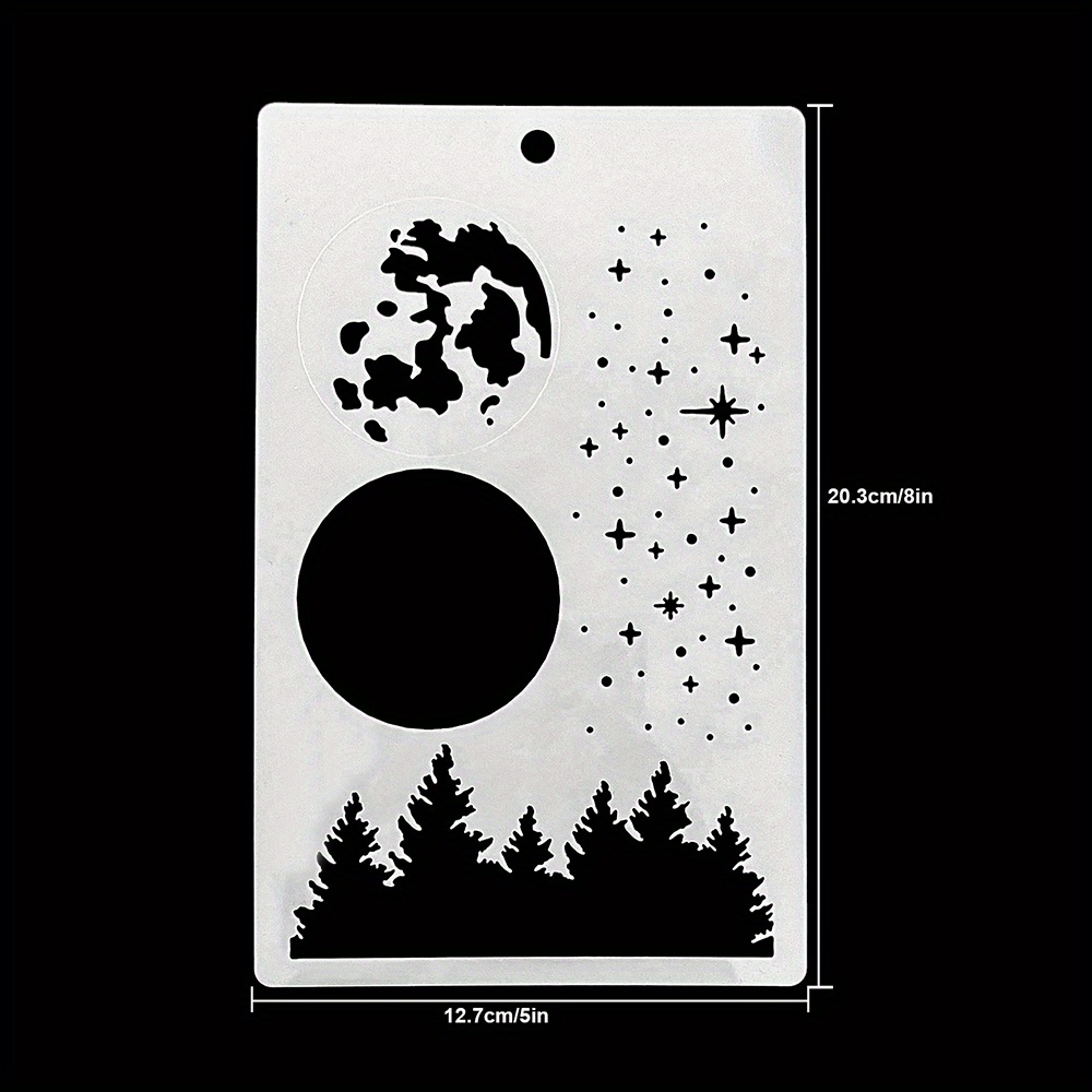 13* 13Cm Star Background Template DIY Layering Stencils Painting