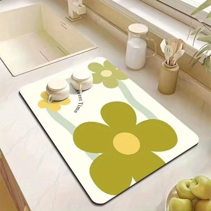 Dish Drying Mats for Kitchen Counter Waterproof for Countertop Accessories