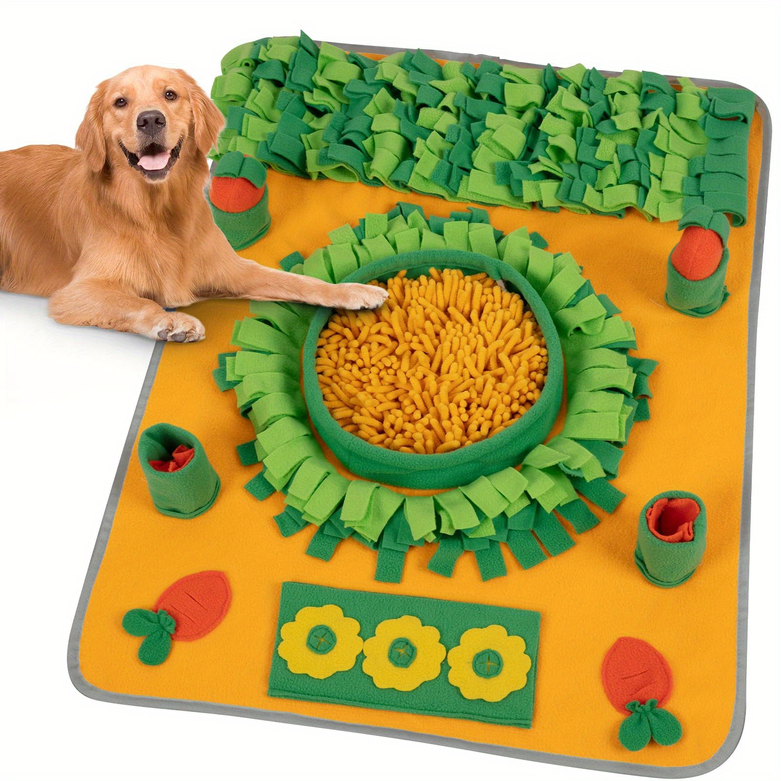 Adjustable Snuffle Mat For Dogs, Dog Puzzle Toys, Enrichment Pet Foraging  Mat For Smell Training And Slow Eating, Stress Relief Interactive Dog Toy Fo