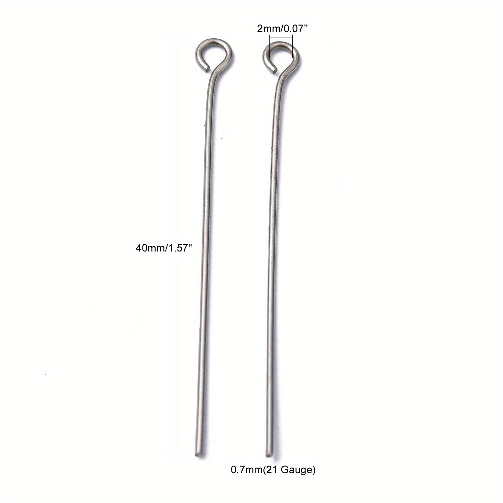 304 Stainless Steel Nine Needle 9 Shape Head Pins Eye Pins - Temu