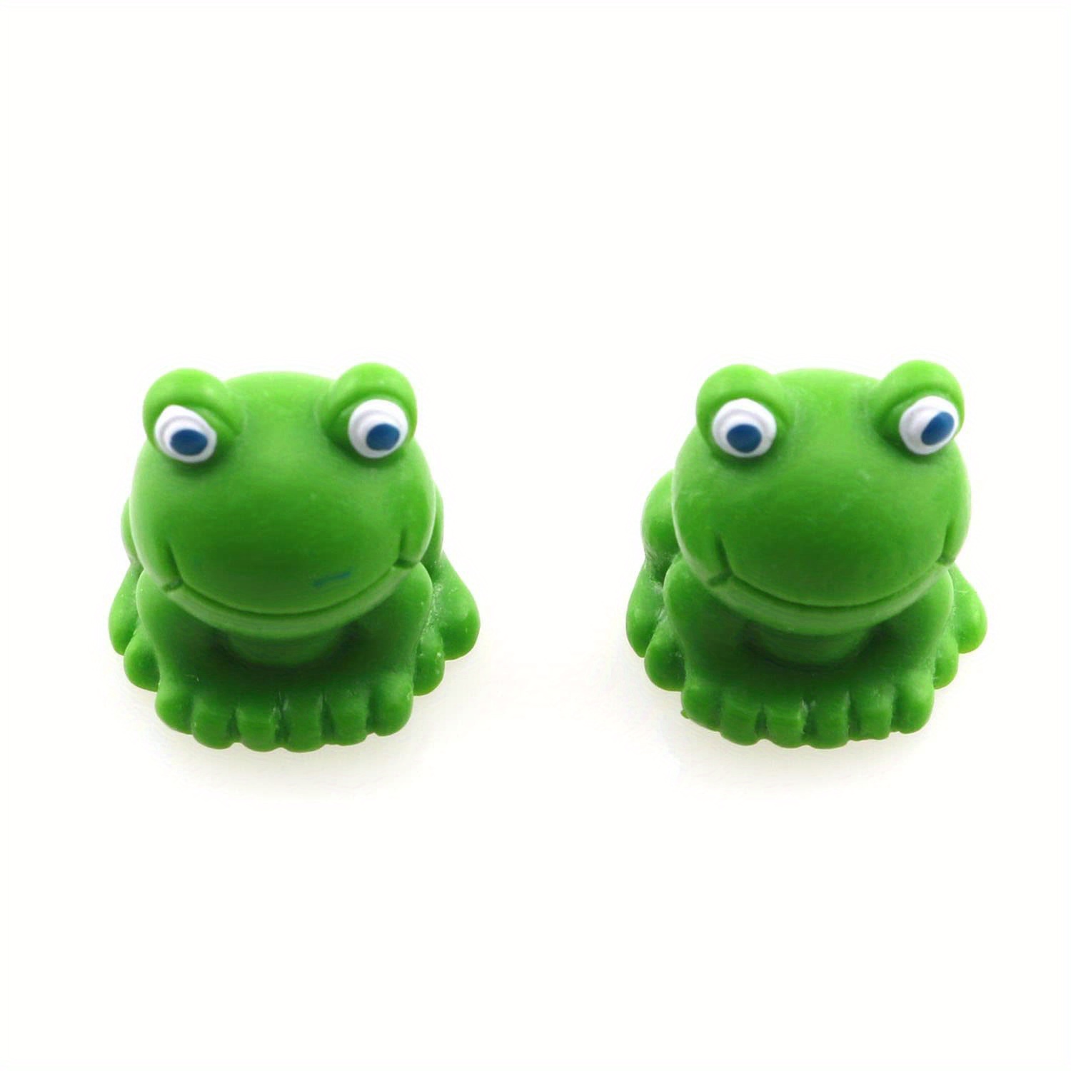 Aihimol 100 Mini Frogs - Resin Mini Frogs Figurines, Green Frog