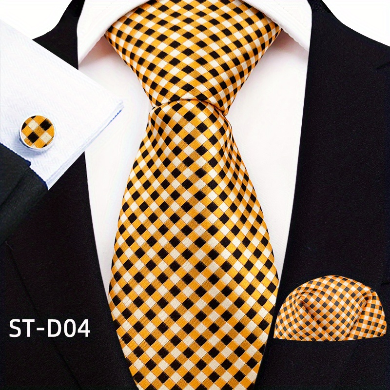 Men's Paisley Tie Set w/ Pocket Towel & Cufflinks