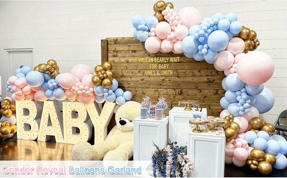 Gender Reveal Cloud Balloon Garland Arch Kit Pastel - Temu