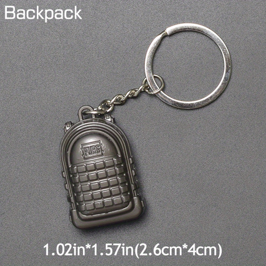 Keychain PUBG Weapon Model Key Accessories Schoolbag Pendants Gifts 12cm