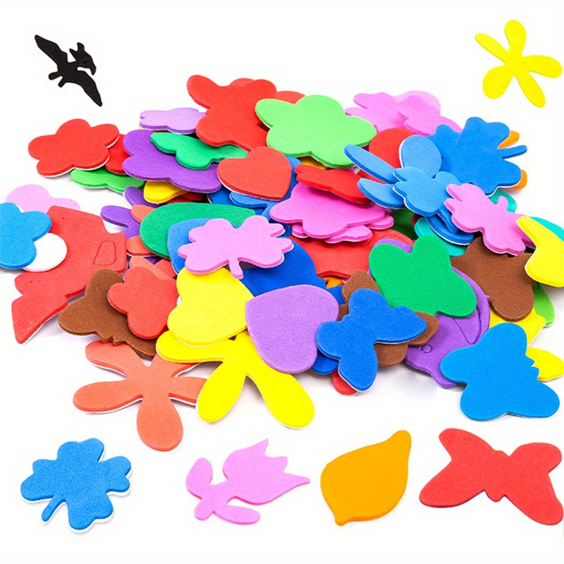 Foam Eva Stickers Self adhesive Geometry Puzzle Children - Temu Australia