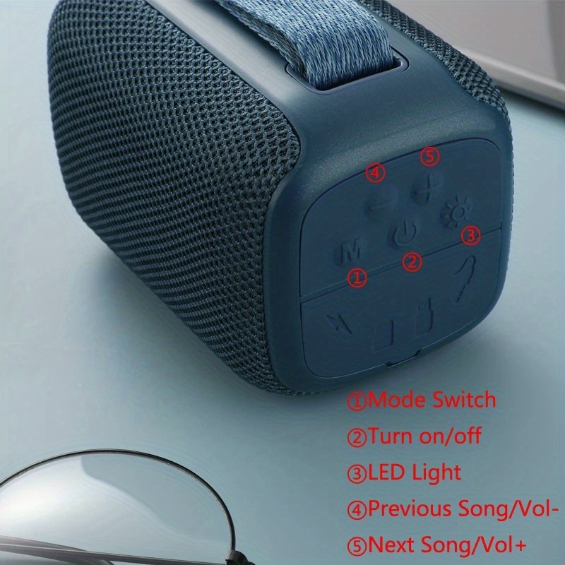 Portable Wireless Bass Speaker Enjoy Music Anywhere With T Temu
