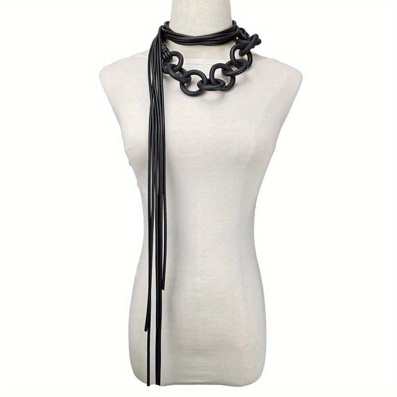 A Gothic Necklace That Worn As A Belt, A Necklace Accessory, Or Punk-style Jewelry