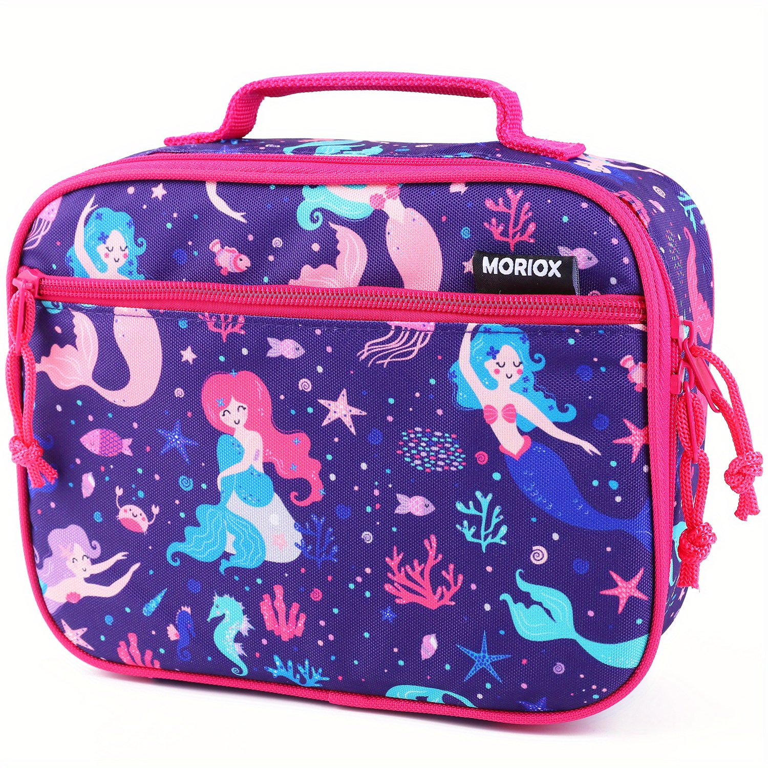 TropicalLife Sean Ocean Mermaid Tail Kids Lunch Box, Fish Scale Lunch Bag  for Girls Boys Insulated Lunchbox Reusable Cooler Bag Portable Thermal Meal  Tote for Office Work Back to School : 