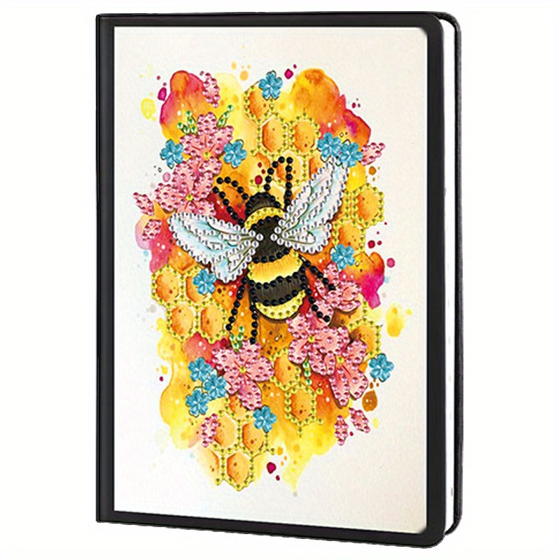 5d Artificial Diamond Painting Cover Leather Notebook Diy Butterfly  Colorful Special Shape Crystal Diamond Painting Journal 100 Pages Thick  Paper A5 Blank Sketchbook, Shop Now For Limited-time Deals