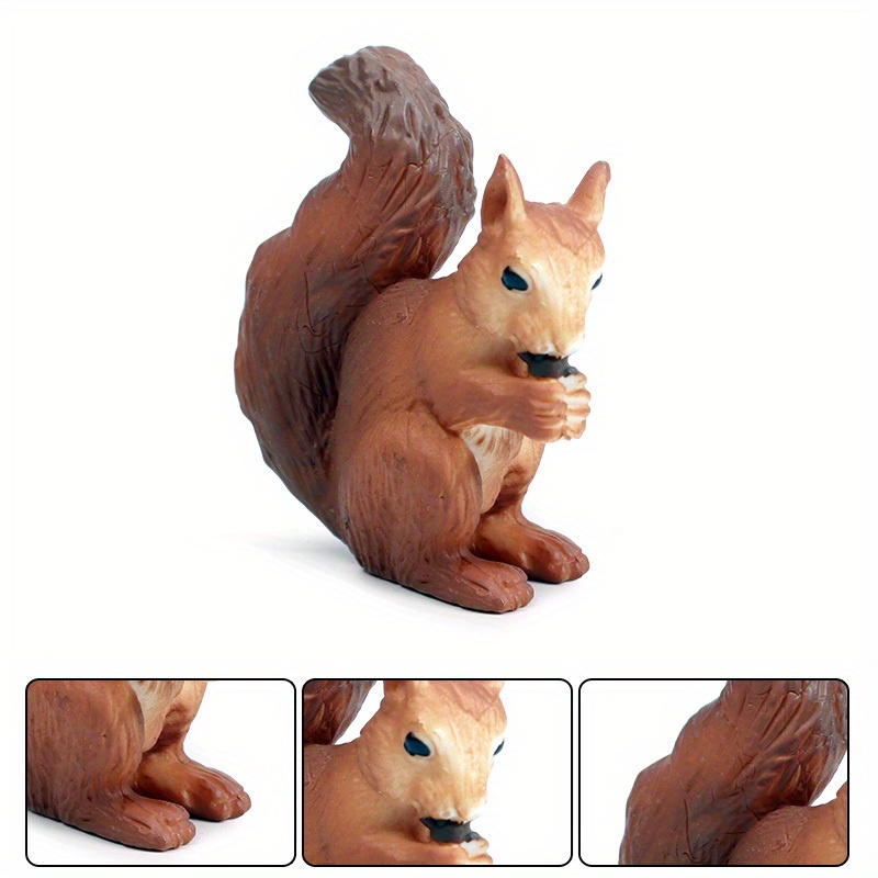 Forest Animals Figures, Woodland Creatures Figurines, Miniature Toys Cake  Toppers (Deer Family, Fox, Rabbit, Squirrel) : Buy Online at Best Price in  KSA - Souq is now : Toys