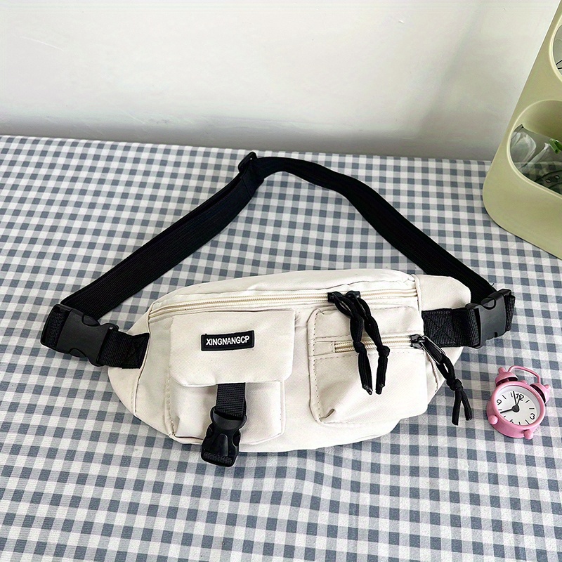 Trendy Streetwear Casual Chest Bag Nylon Foldable Crossbody Bag