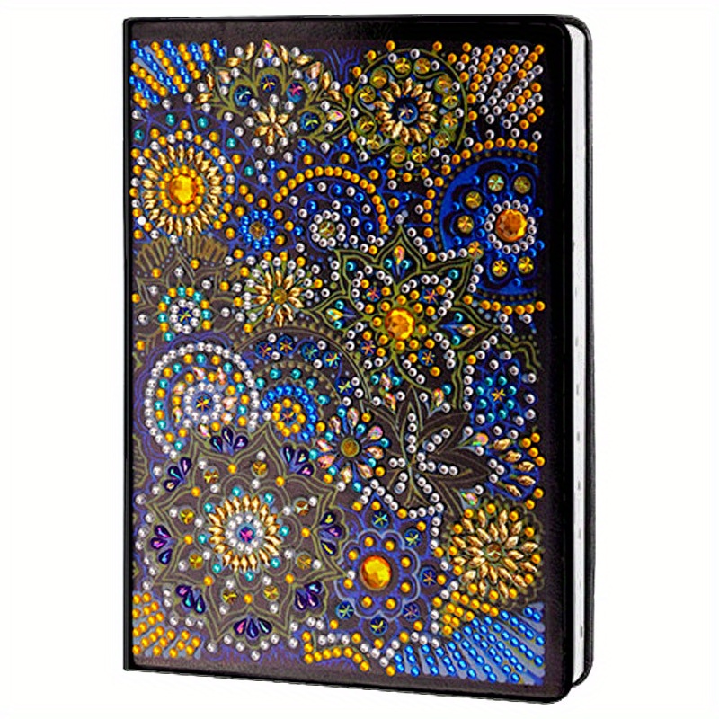 5d Artificial Diamond Painting Cover Leather Notebook Diy Butterfly  Colorful Special Shape Crystal Diamond Painting Journal 100 Pages Thick  Paper A5 Blank Sketchbook, Shop Now For Limited-time Deals