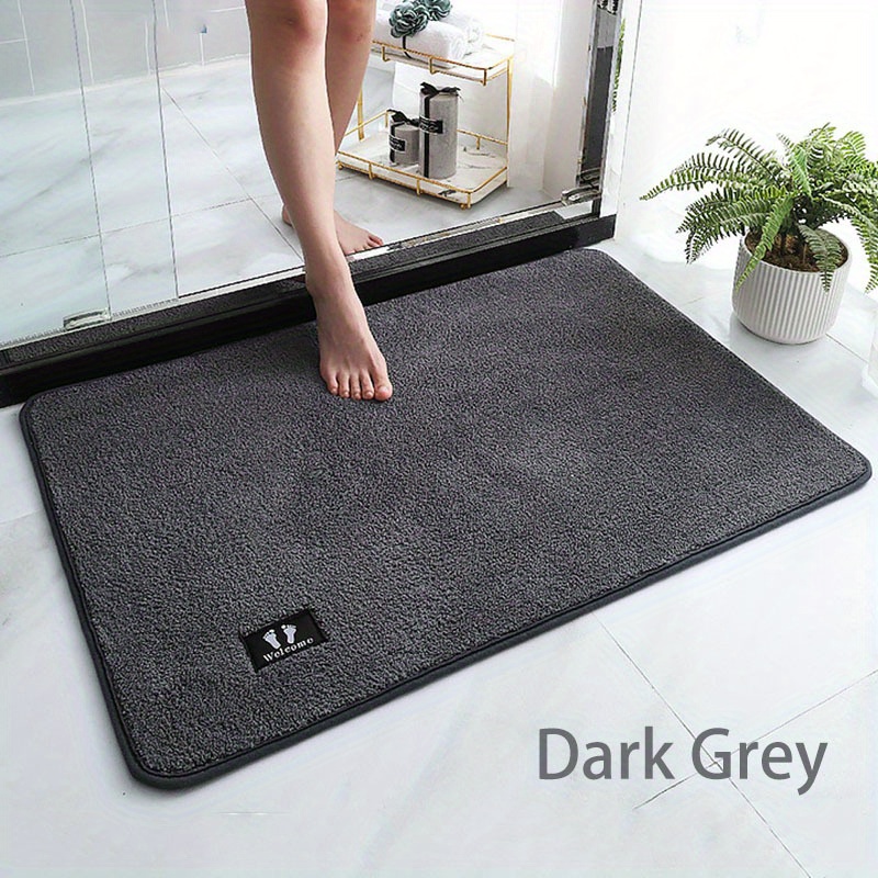 Silicone Bottom Thickened Crystal Fleece Floor Mat Beach - Temu