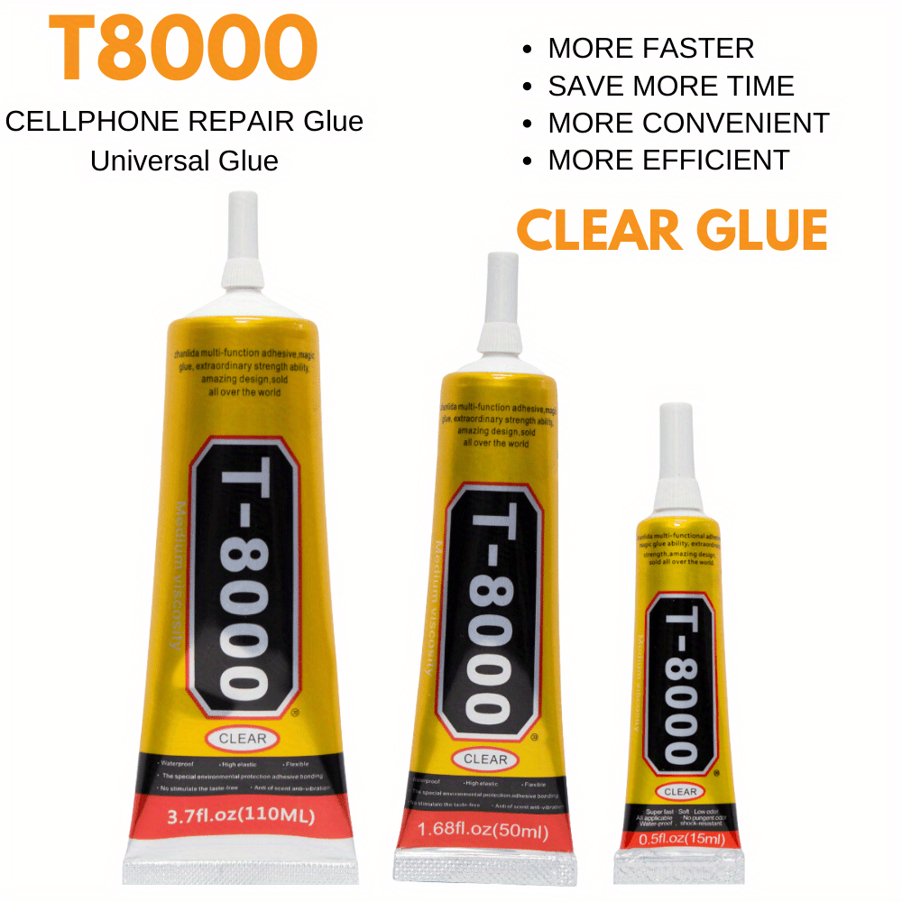 Glue For Phone Repair Semi Fluid Craft Glue T 8000 Adhesive - Temu