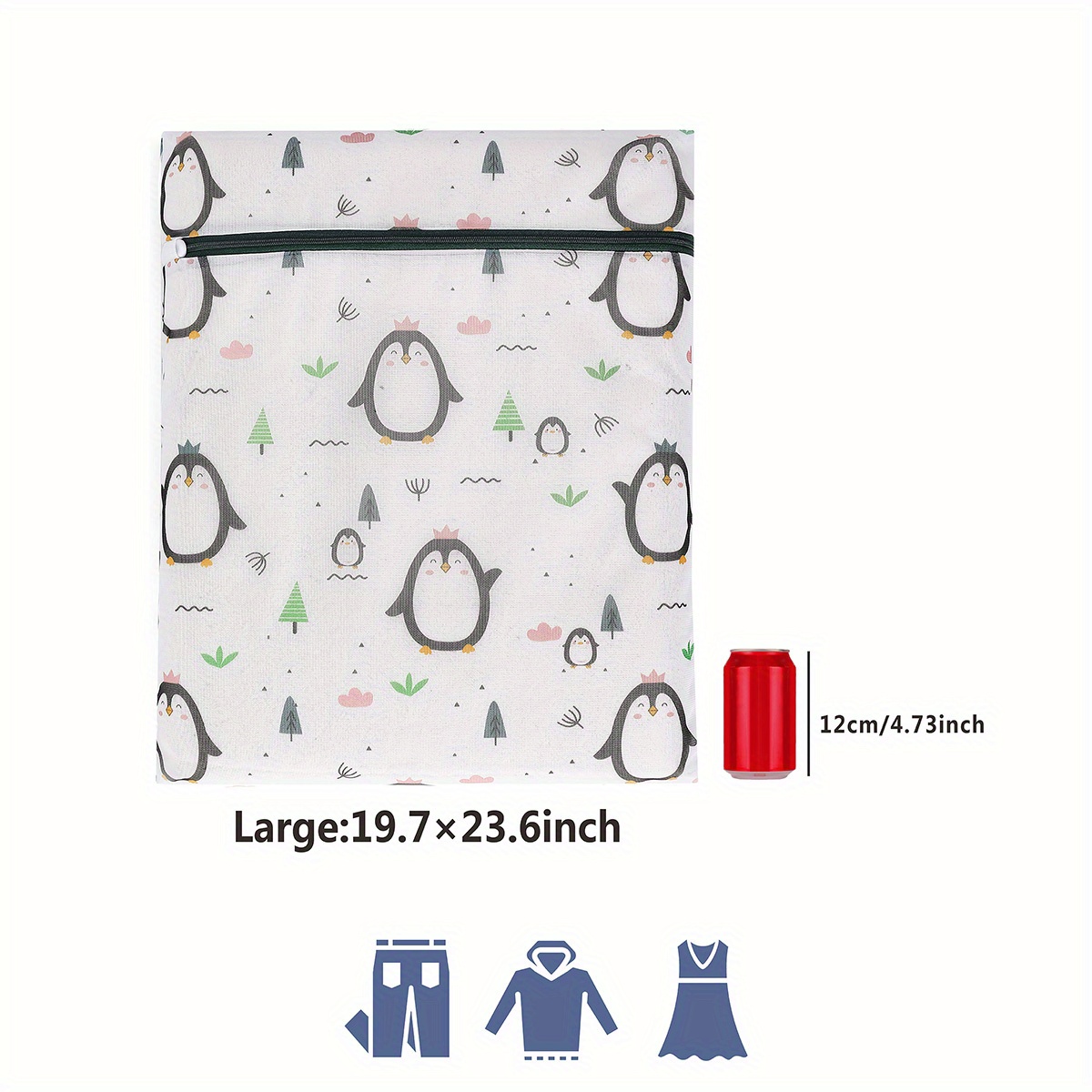 Metal Zipper Laundry Bags Delicate Clothes Bra Underwear - Temu