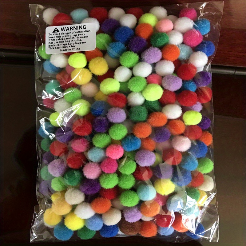 300Pcs Small Pom Poms For Crafts Pompoms For Hats for DIY Decor Making