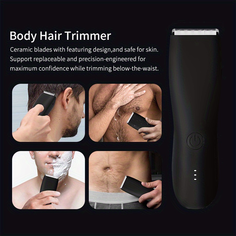 Professional Hair Clippers Men Quiet Cordless Electric Body Temu