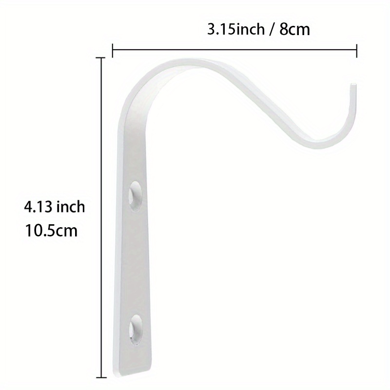 6 inch Hanging Plant Bracket Metal Wall Hooks for Hanging Plants
