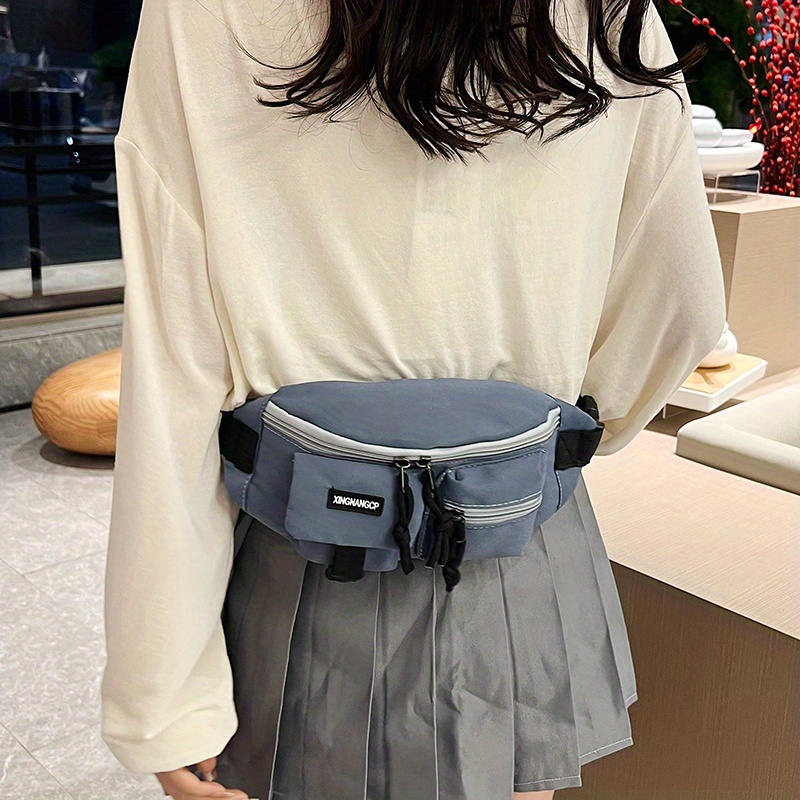 Trendy Streetwear Casual Chest Bag Nylon Foldable Crossbody Bag Portable  Versatile Waist Bag - Bags & Luggage - Temu Japan