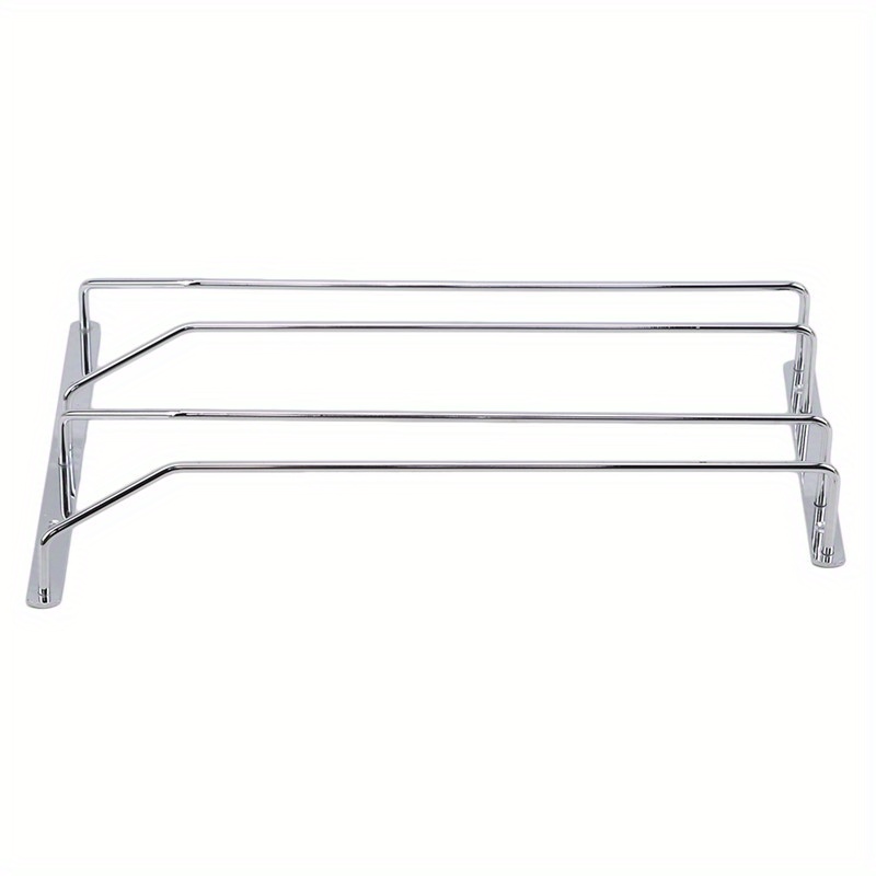 1pc Soporte Para Copas De Vino Debajo Del Estante, Soporte Para Copas Boca  Abajo De Metal, Soporte Para Copas Colgantes, Colgador De Copas De Vino De