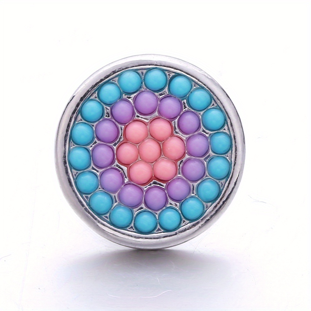 18mm Snap Button Jewelry DIY Accessories Material