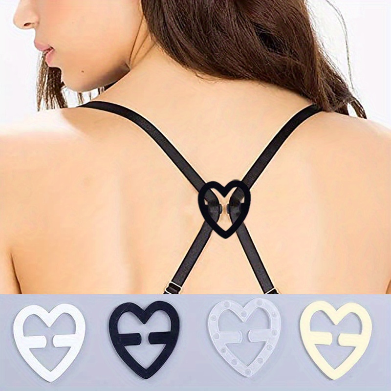 4pcs Flower Shaped Bra Strap Clips, Women's Lingerie Accessories For  Invisible And Anti-Slip Bra Straps