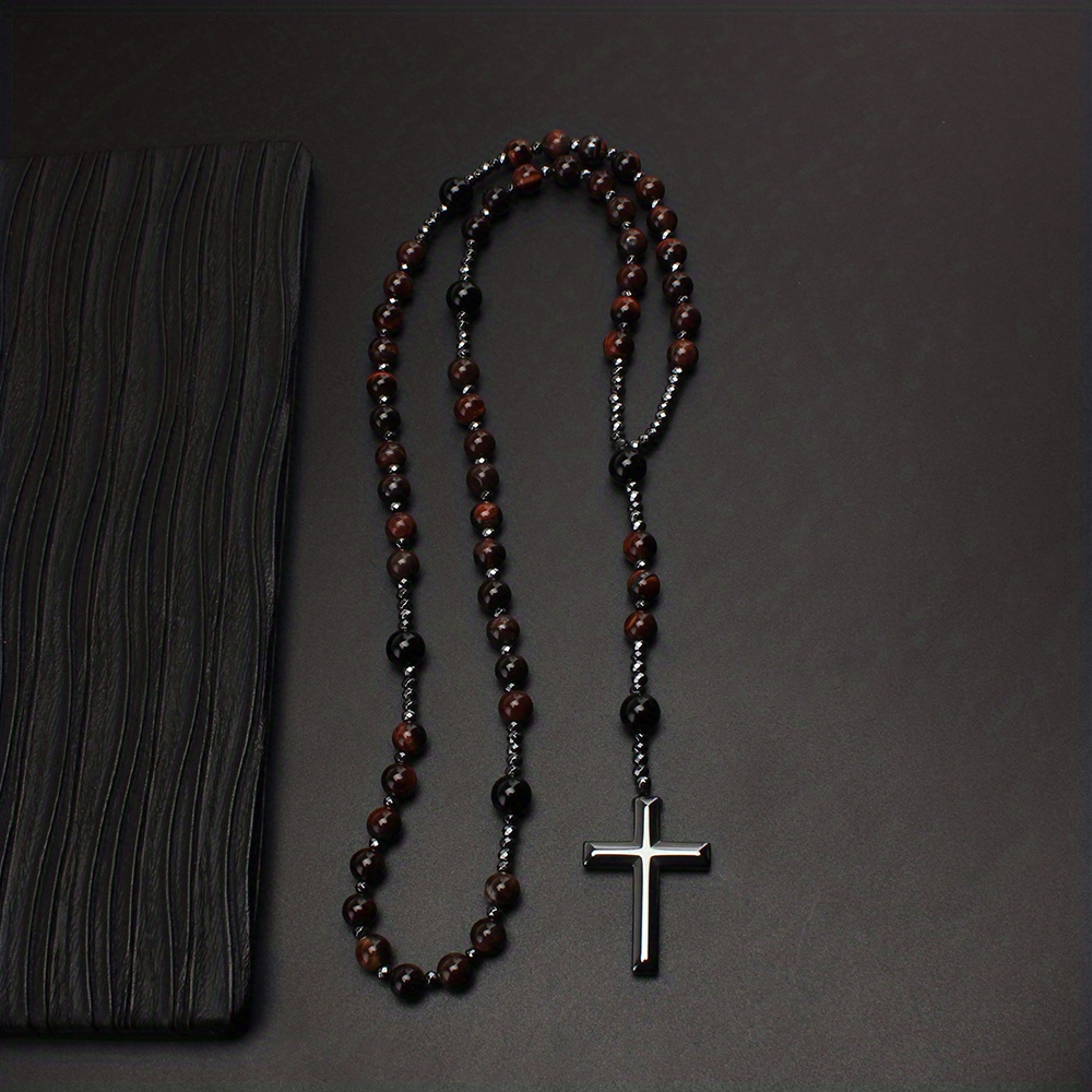 Men's prayer beads on sale necklace