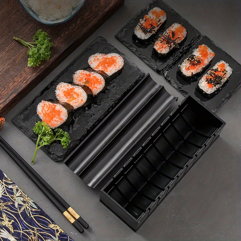 11pcs Quick Sushi Maker Rice Roll Mold Kitchen DIY Chef Set Moul Mould  Roller 