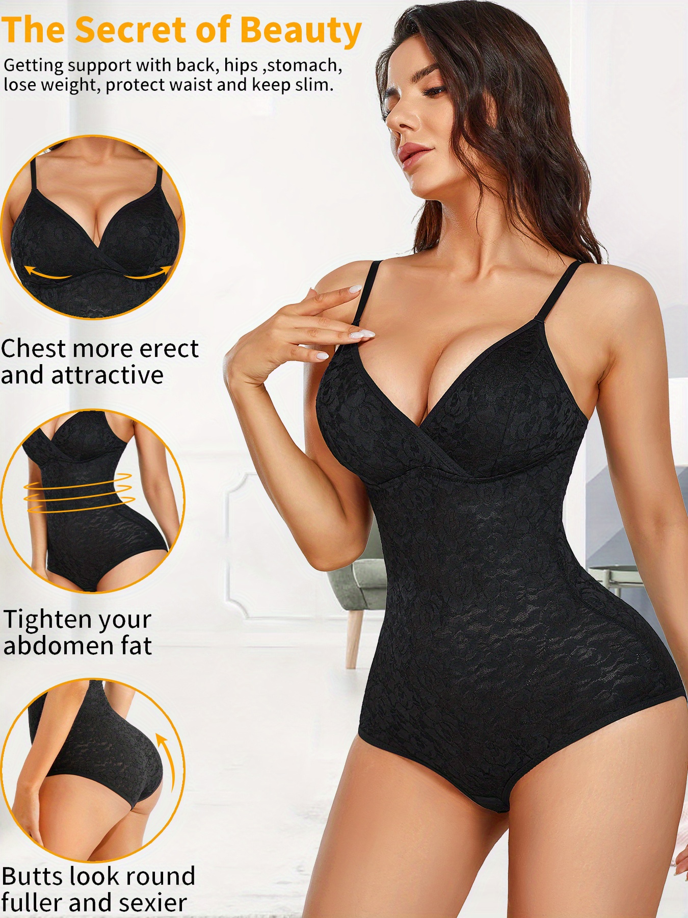 Women Waist Trainer Shapewear Slim Body Shaper Sexy Deep Thong