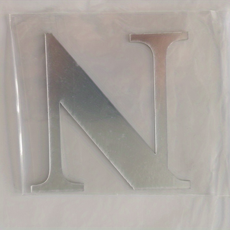 Wall Hanging Mirrored Effect Alphabet Letters/Number Decor Acrylic  Silver/Gold