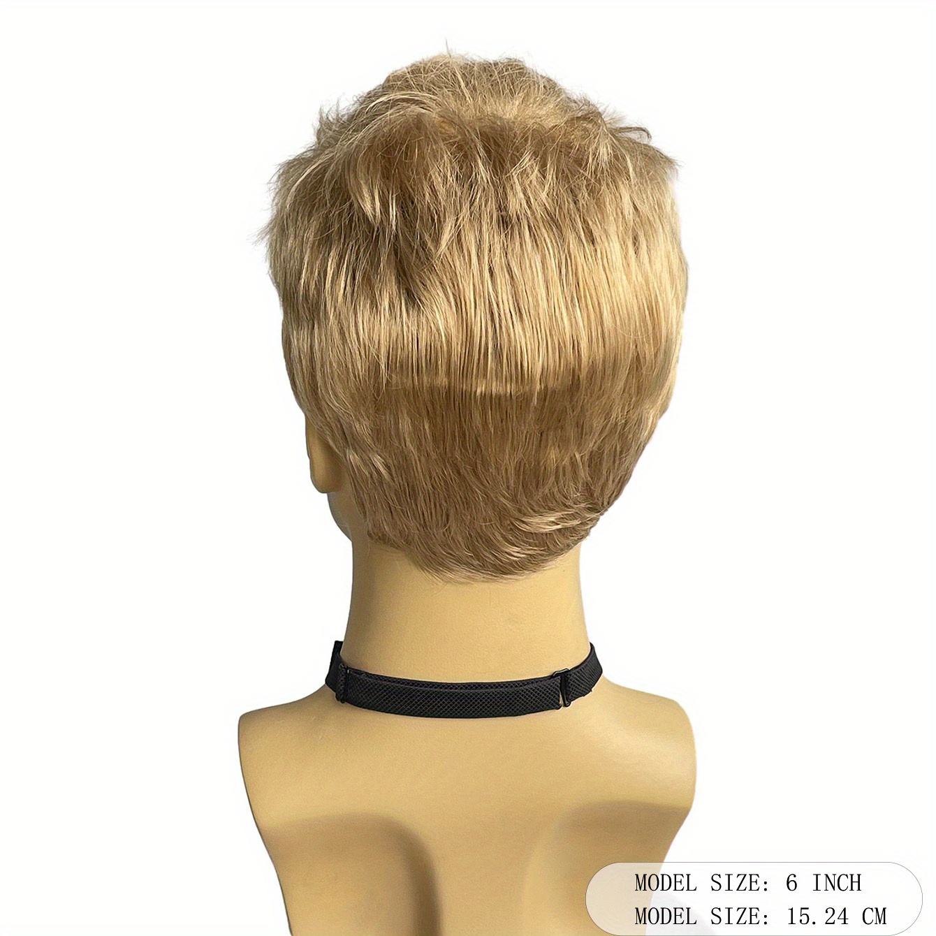 Men's Trendy Dress Up Short Golden Wig For Daily, Costume Wigs For Parties Birthday Holidays, ideal choice for gifts details 3