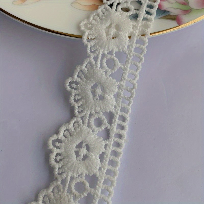 Black White Lace Trims Clothing Curtain Sewing Accessory - Temu