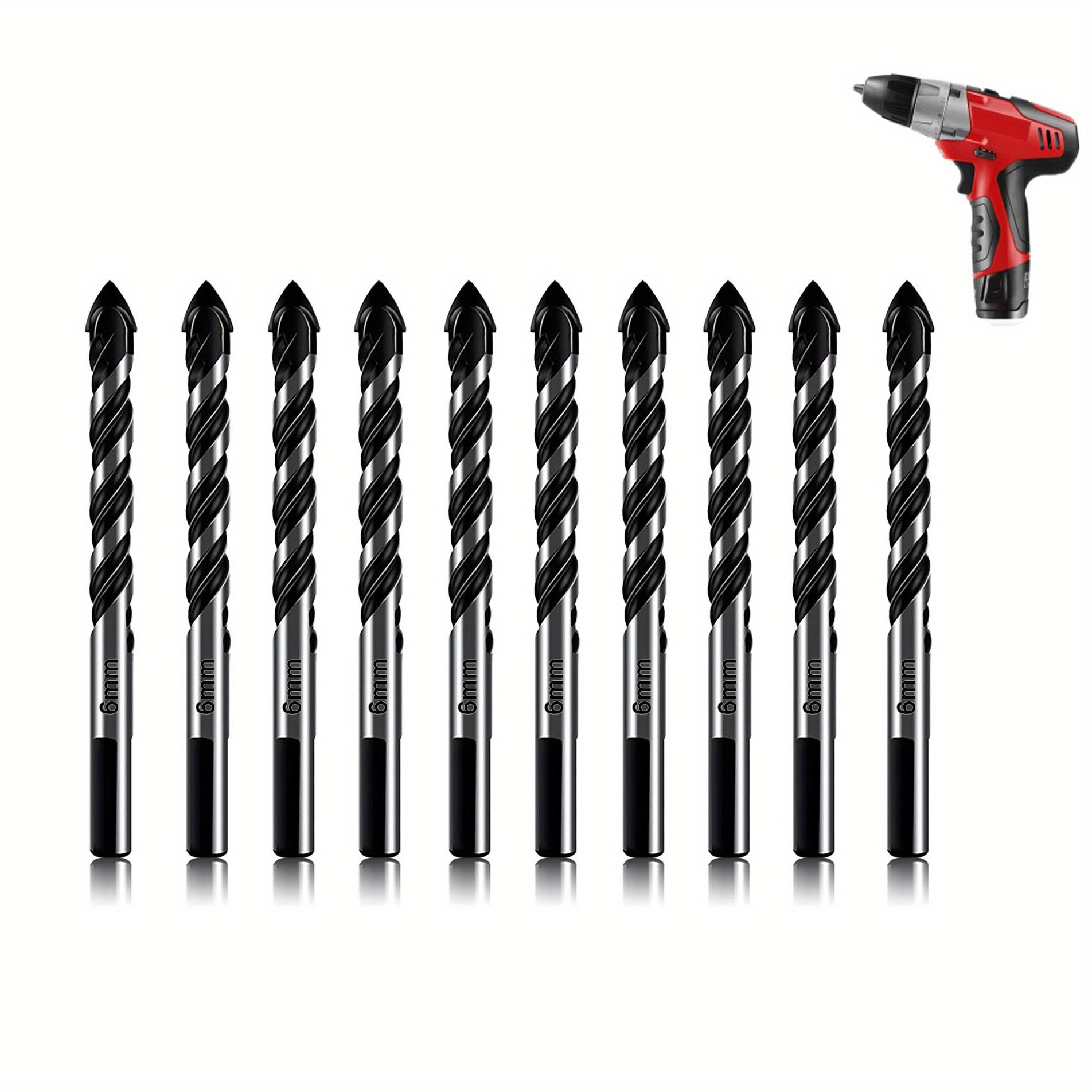 Masonry Drill Bit Set Tungsten Carbide Tile Drill Bits, Ceramic