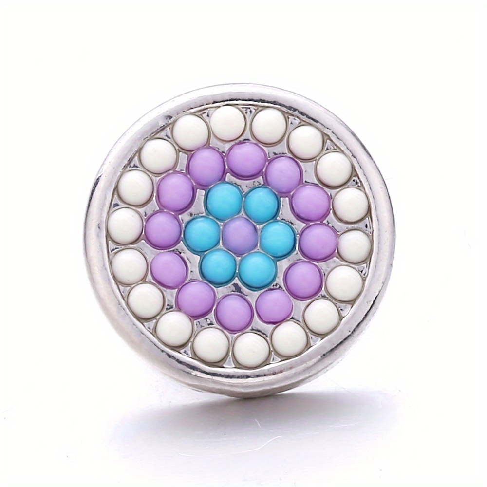 18mm Snap Button Jewelry DIY Accessories Material