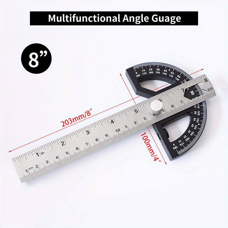 Multi functional Magnetic Ruler Edge Stop Positioning Anti - Temu