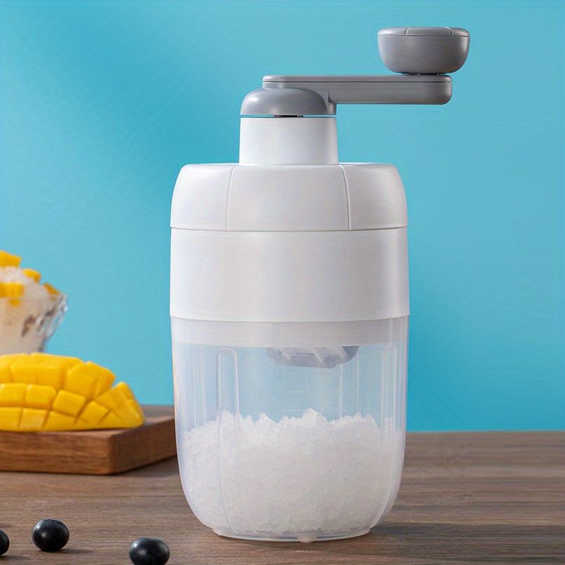 ice shaving machine snow cone crusher advanced manual ice shaving machine household kitchen utensils and a freezing for making smoothies portable ice crusher and shaved ice machine with bpa fre details 7