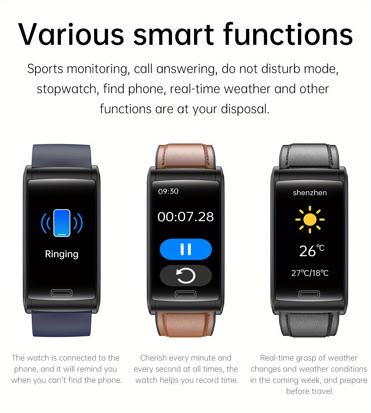 2024 New Smart Watches Men Women Measuring Sports Ladies Temu Oman