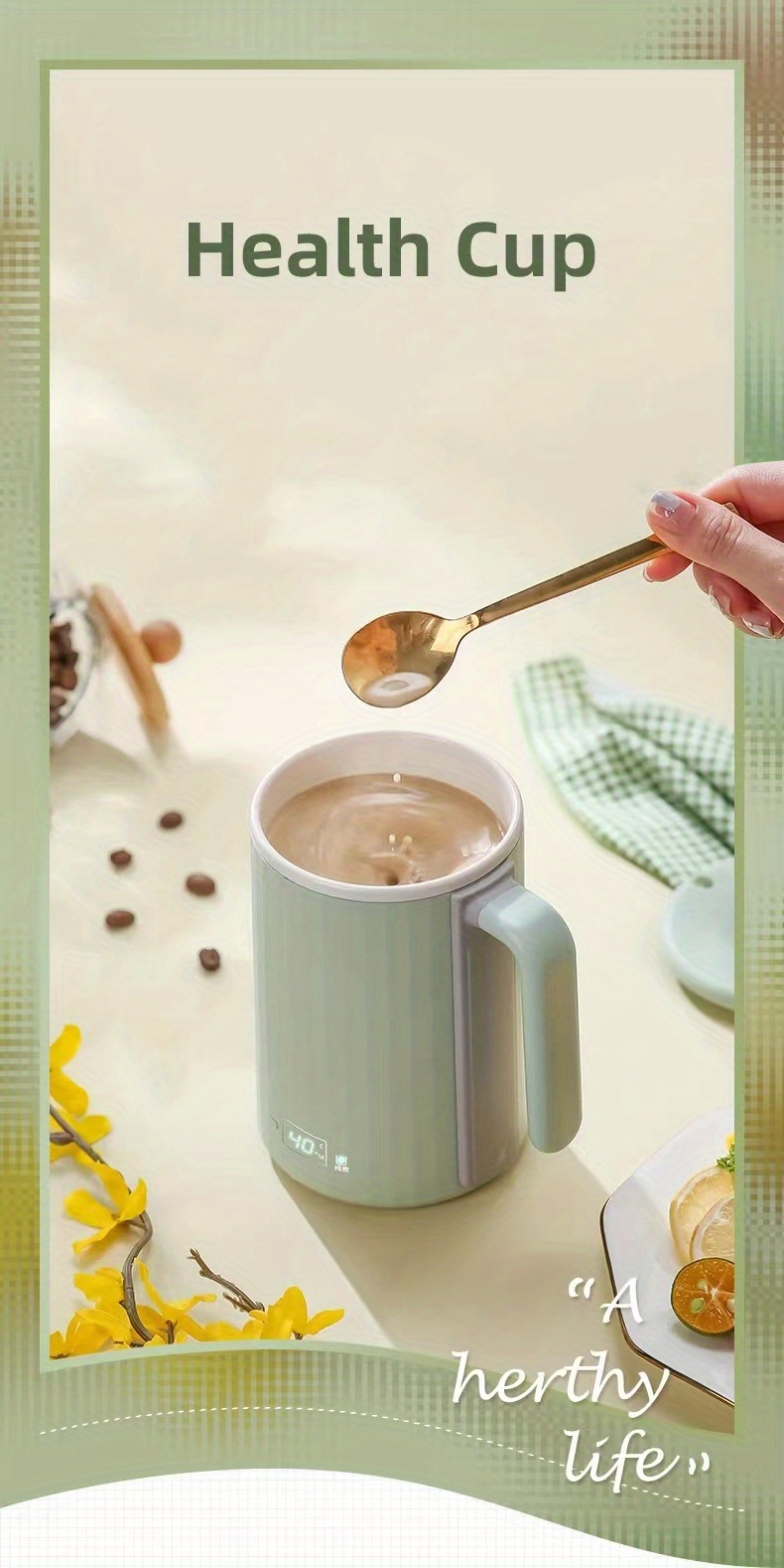 7-Min Quick Boiling Electric Kettle & Stew Cup 2-In-1 - 8 Hours  Long-lasting Insulation for Coffee, Tea, Baby Milk & More!