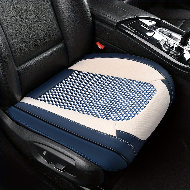 Pu Leather Woven Seat Cushions Car Seat Cushions Backless Temu