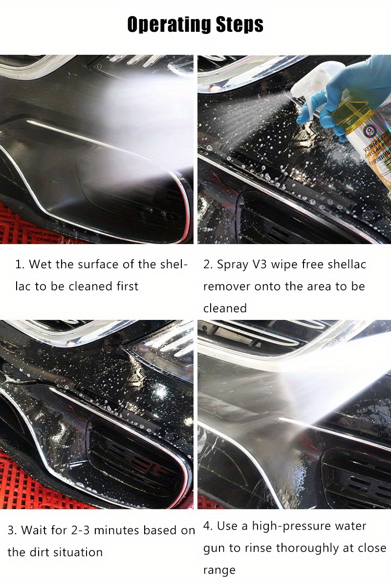 Glue Off Adhesive Remover Car Wash Cleaning Remove Bird Poop Resin