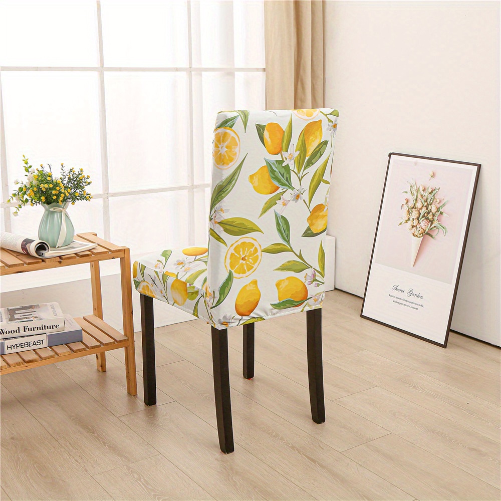 Flower Garden Elastic Chair Covers