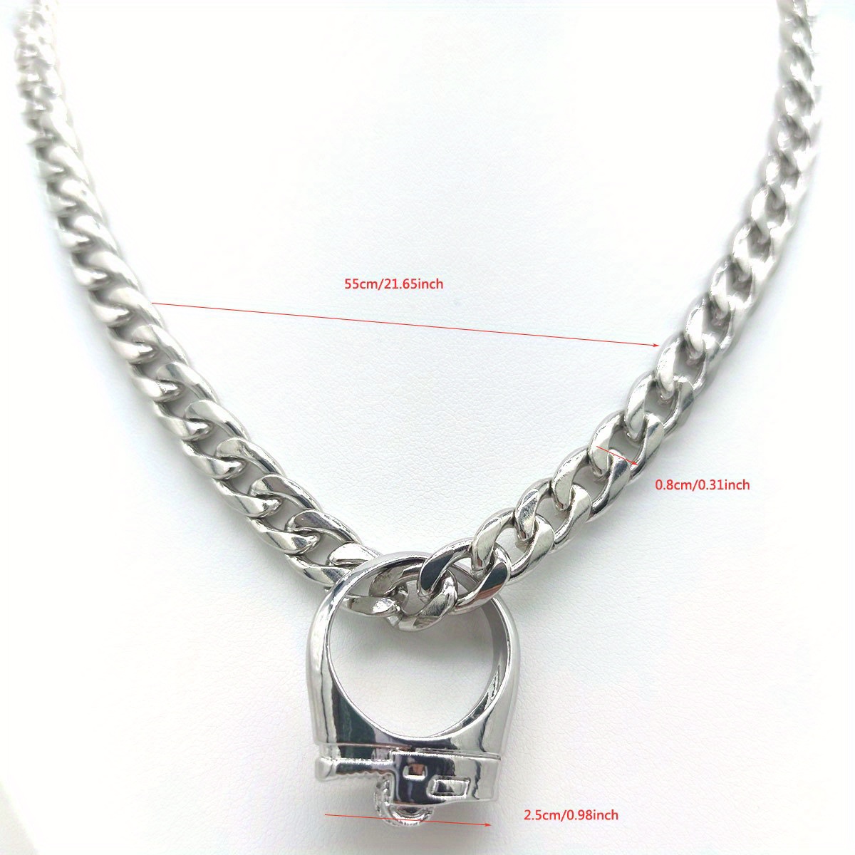 Black ring Rope Necklace for Men