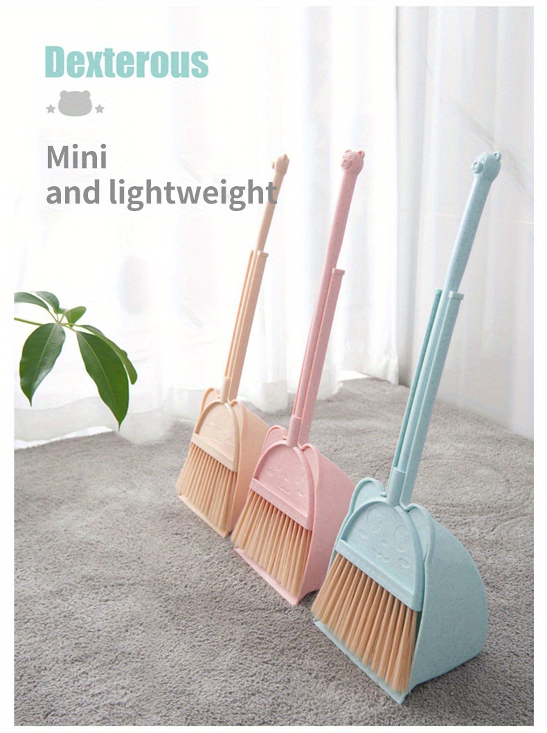 Clean Mini Broom Dustpan Set! Temu